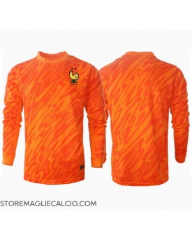 Francia Portiere Maglia Gara Trasferta Repliche Europei 2024 Maniche Lunghe